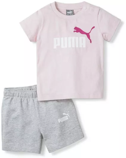 Puma Παιδικό Σετ με Σορτς Καλοκαιρινό 2τμχ Ροζ