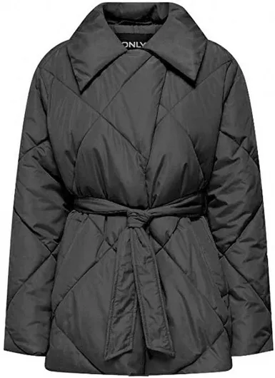 Only Κοντό Γυναικείο Puffer Μπουφάν Χειμώνα Μαύρο