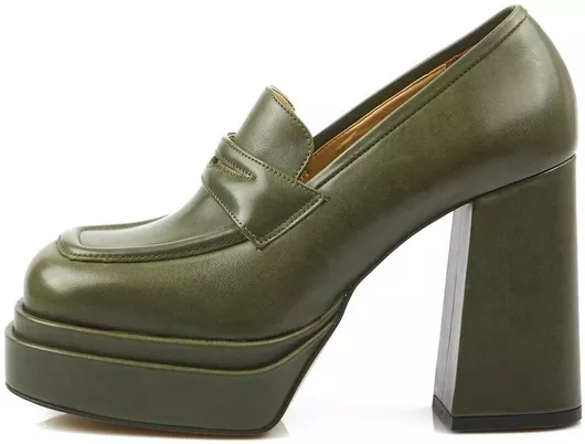 Fardoulis Δερμάτινες Γόβες Χακί