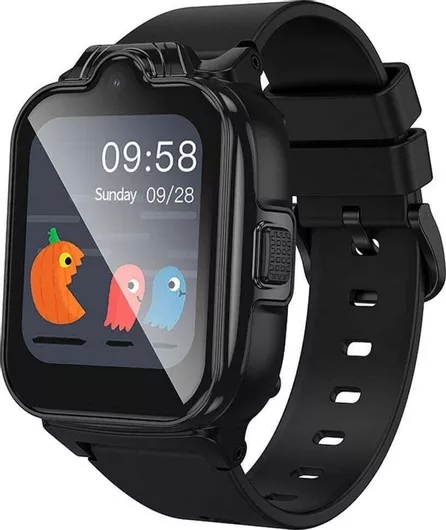Hoco Kids Smartwatch with GPS and Rubber/Plastic Strap Black