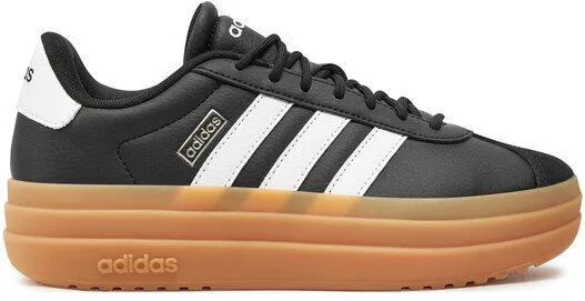 adidas Vl Court Bold Flatforms Core Black / Cloud White / Cyber Metallic