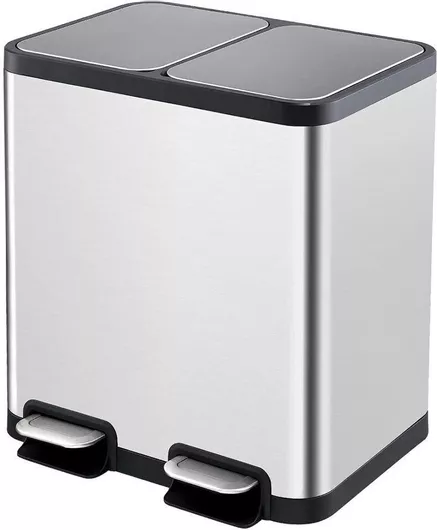 Κάδος Ανακύκλωσης Delta Cleaning Πλαστικός 24lt Inox