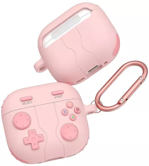 Θήκη Game Console σε Ροζ χρώμα για Apple AirPods 4