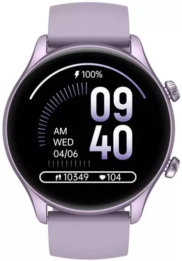 Zeblaze Btalk 3 Plus 46mm Smartwatch με Παλμογράφο Μοβ