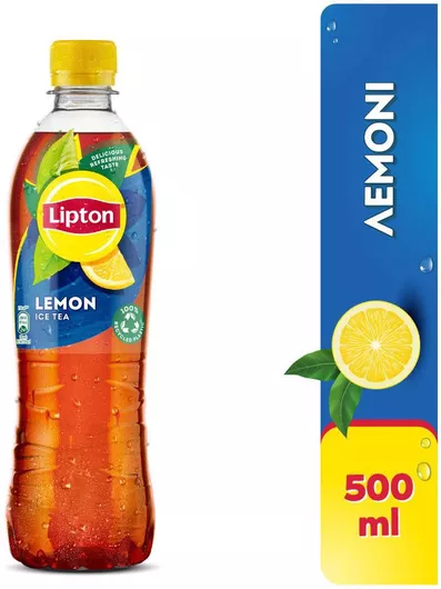 Αναψυκτικό Lipton Ice Tea Λεμόνι Χωρίς Ανθρακικό & Ζάχαρη σε Μπουκάλι 500ml