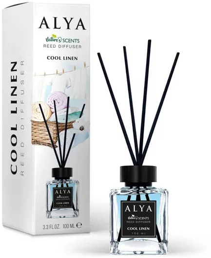 Alya Αρωματικό Χώρου με Στικ Cool Linen 100ml