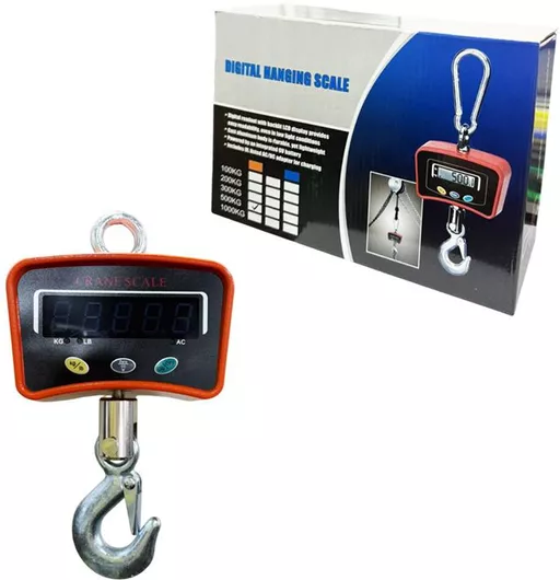 Ψηφιακή Επαγγελματική Κρεμαστή Ζυγαριά με Ικανότητα Ζύγισης 500kg