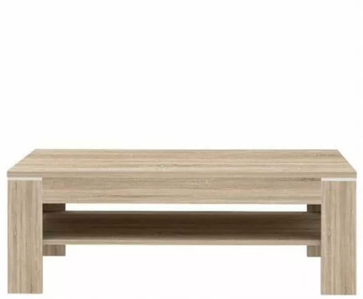 Τραπεζάκι Σαλονιού Ορθογώνιο Solo Ξύλινο Sonoma Μ120xΠ69.5xΥ44cm