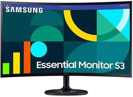 Samsung Essential S3 S27D364GAU VA Curved Monitor 27" FHD 1920x1080 με Χρόνο Απόκρισης 4ms GTG