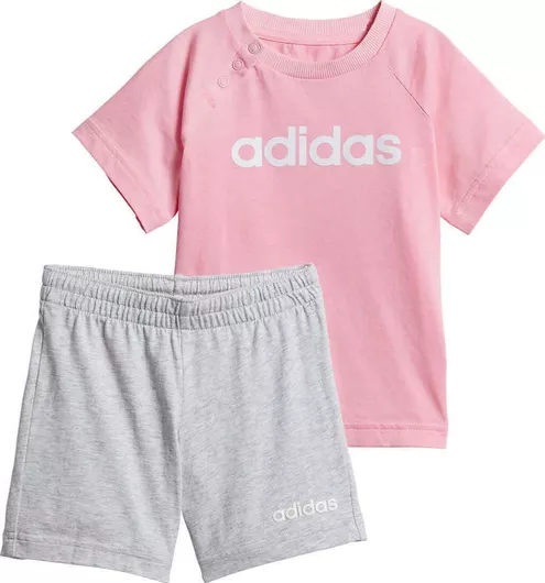 adidas Παιδικό Σετ με Σορτς Καλοκαιρινό 2τμχ Ροζ