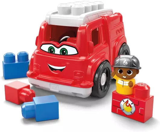 Τουβλάκι Mega Bloks First Builders - Freddy Firetruck για 1+ Έτους 6τμχ
