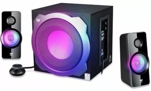 Ηχείο Υπολογιστή Woxter Big Bass 260 RGB 2.1 με Ισχύ 150W  Μαύρο Χρώμα