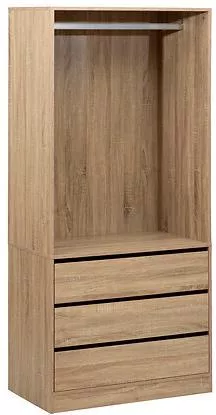 Ντουλάπα Φυσικό Ξύλο 80x48x180cm Ρούχων