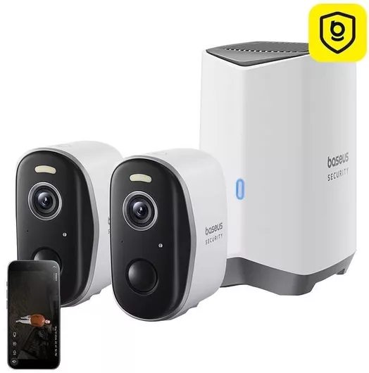 Σύστημα Παρακολούθησης Baseus N1 2 Καμερών IP