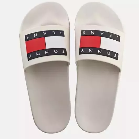 Tommy Hilfiger Ανδρικά Slides Λευκό