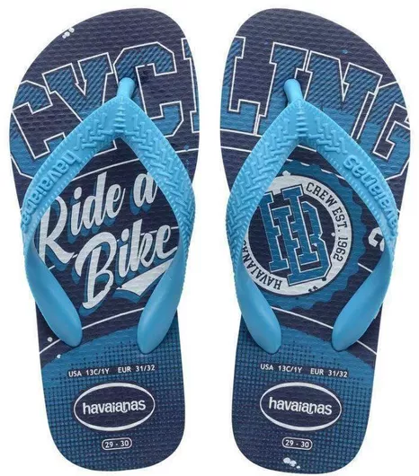 Havaianas Παιδικές Σαγιονάρες Flip Flops Μπλε Galactic Jade