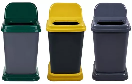 Κάδος Ανακύκλωσης Sidirela Πλαστικός 50lt