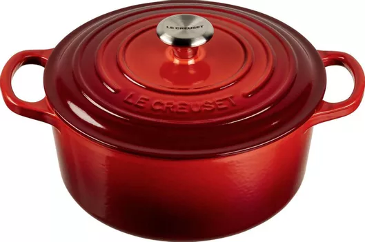 Κατσαρόλα Le Creuset Signature Βαθιά από Μαντέμι 3.3lt / 22cm Cerise