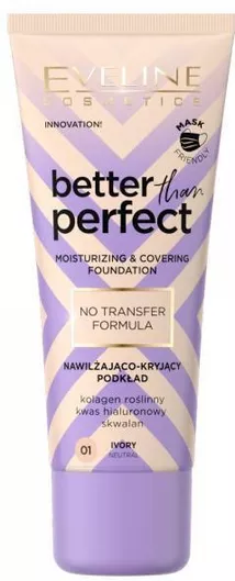 Eveline Cosmetics Better Than Perfect Moisturizing Covering Foundation 01 Ivory 30ml