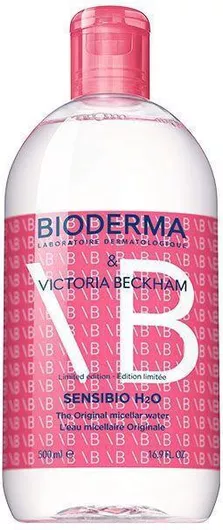 Micellar Water Ντεμακιγιάζ Προσώπου & Ματιών Bioderma & Victoria Beckham Sensibio H2o Limited Edition 500ml