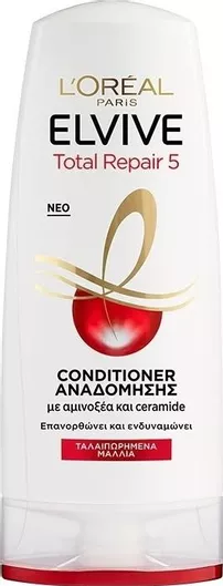 L'Oreal Paris Elvive Total Repair 5 Conditioner Αναδόμησης/Θρέψης για Όλους τους Τύπους Μαλλιών 200ml