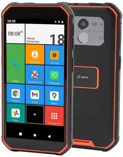 Olympia Trek Outdoor 4G 3GB 32GB Black Orange
