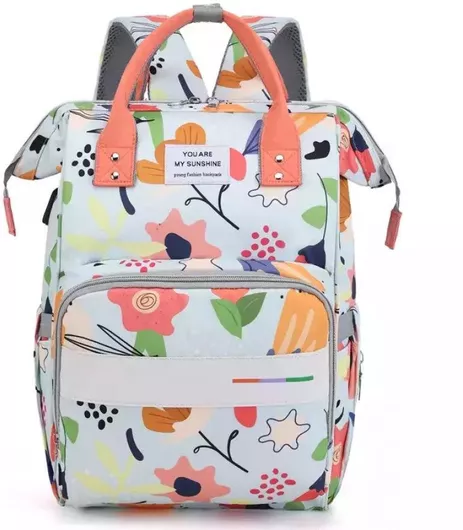 Τσάντα-Αλλαξιέρα Fiko Πλάτης 40x26cm Γαλάζια