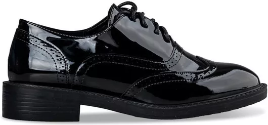 Envie Shoes Shiny Γυναικεία Oxfords Μαύρο