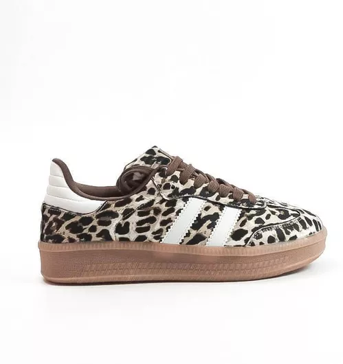 Ideal Shoes Γυναικεία Sneakers Καφέ