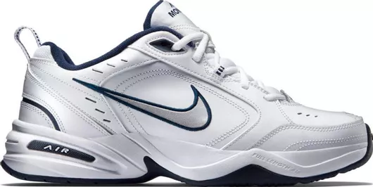 Nike Air Monarch IV Ανδρικά Sneakers Λευκό / Μεταλλικό Ασημί