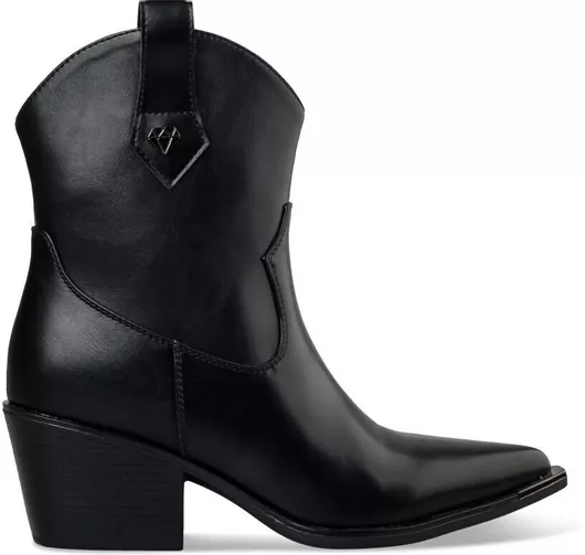 Mairiboo for Envie Δερμάτινα Γυναικεία Μποτάκια Cowboy Μαύρο