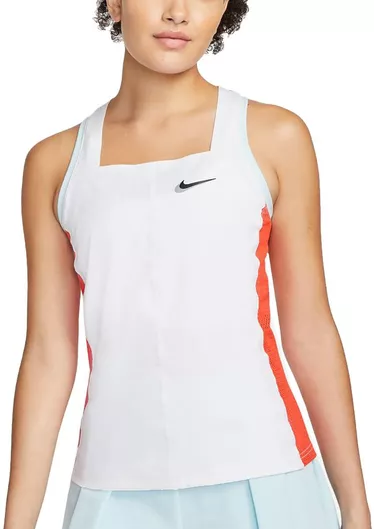 Nike Court Slam Καλοκαιρινή Γυναικεία Μπλούζα Αμάνικη Λευκό