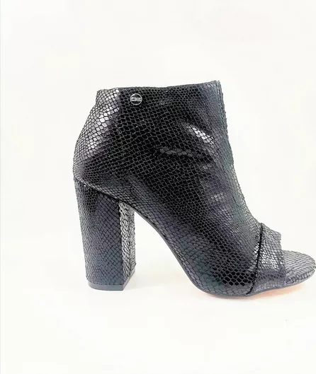 ΜΠΟΤΑΚΙ ΚΡΟΚΟ PEEP TOE - Μαύρο