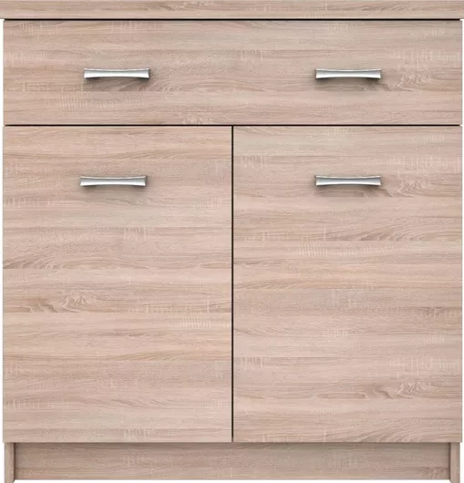 Μπουφές από Ξύλο Top Mix με Συρτάρια 60x33x85cm Sonoma