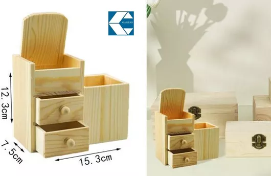 Μπιζουτιέρα Galifas Ξύλινη με Συρτάρι 15.3x7.5x12.3cm