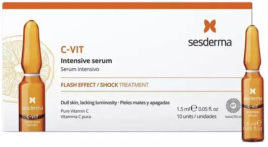 Sesderma C-vit Serum Προσώπου με Βιταμίνη C για Λάμψη 10x1.5ml
