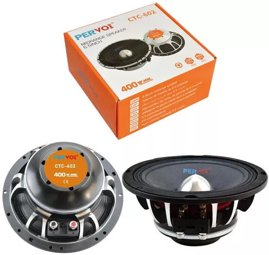 Ηχείο Αυτοκινήτου PerVoi CTC-602 6.5" με 400W RMS Midrange