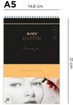 Μπλοκ Σχεδίου Drawing Block Artix Α5 180gr 30 Φύλλα Pb1017
