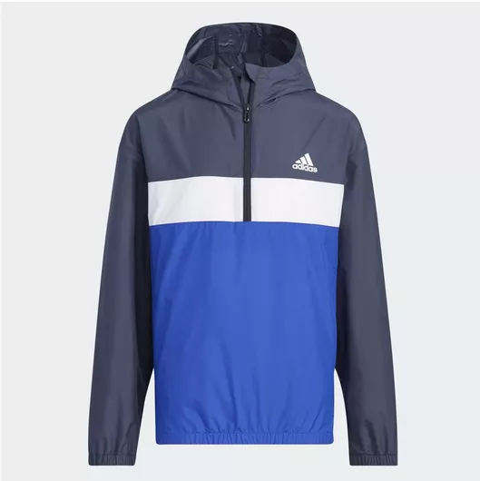 adidas Αδιάβροχο Παιδικό Μπουφάν Κοντό με Κουκούλα