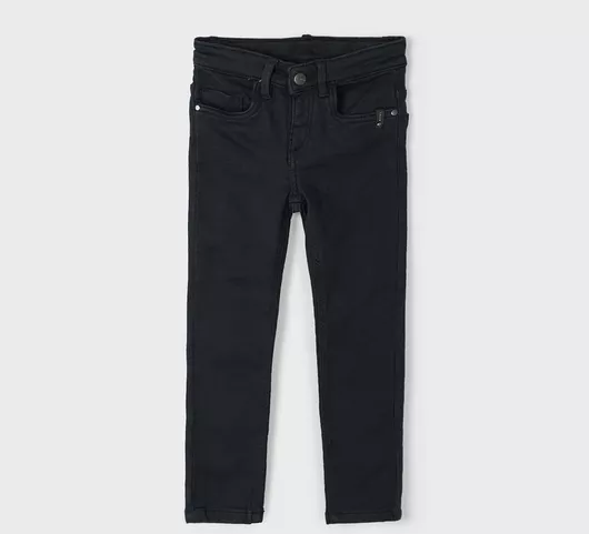Mayoral Παιδικό Παντελόνι Μαύρο Slim Fit