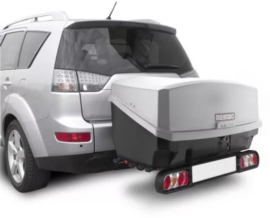 Μπαγκαζιέρα Κοτσαδόρου Αυτοκινήτου Menabo με Μονό Άνοιγμα Χωρητικότητας 300lt Ασημί