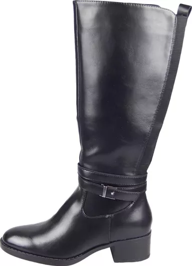 Envie Shoes Γυναικείες Μπότες με Μεσαίο Τακούνι Μαύρο