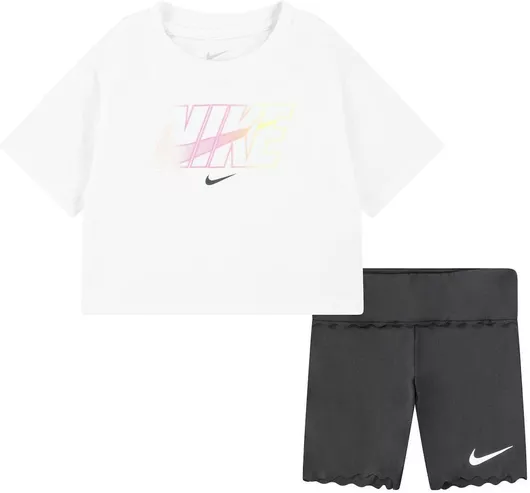 Nike Παιδικό Σετ με Σορτς Καλοκαιρινό 2τμχ Γκρι Bike