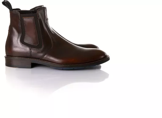 Robinson Δερμάτινα Καφέ Ανδρικά Chelsea Μποτάκια