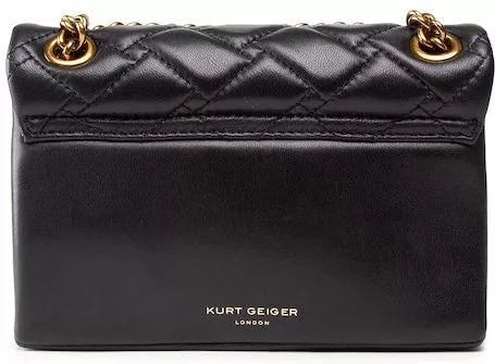 Γυναικεία Τσάντα Χιαστί Kurt Geiger Δερμάτινη σε Μαύρο χρώμα