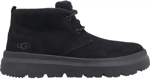 Ugg Australia Burleigh Δερμάτινα Μαύρο Ανδρικά Μποτάκια