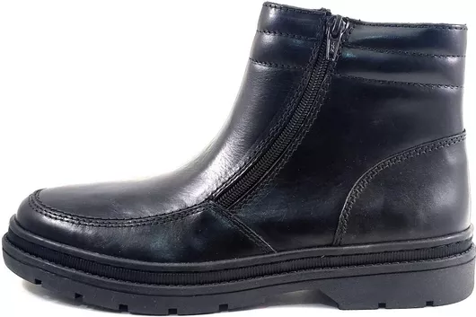 Pegabo Δερμάτινα Μαύρο Ανδρικά Μποτάκια