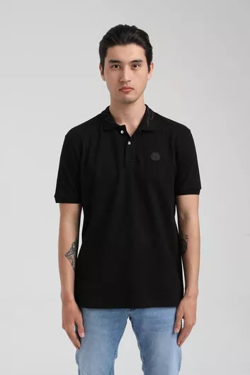 New World Polo Polo Μπλούζα Κοντομάνικη Μαύρο
