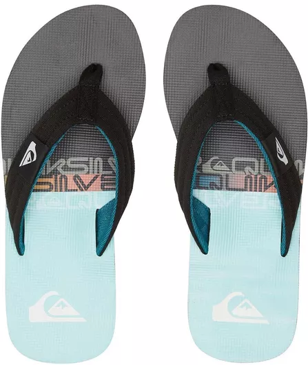 Quiksilver Molokai Layback Ανδρικά Flip Flops Ανατομικά Μαύρο