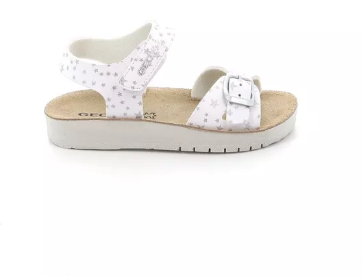 Geox Παιδικά Πέδιλα Costarei Λευκό